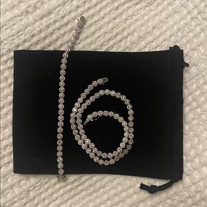 Matching Tennis bracelet & Necklace -Rachel Zoe